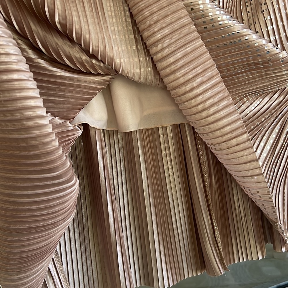 Sabina Musayev Sparkle Pleated Skirt - Picture 3 of 8